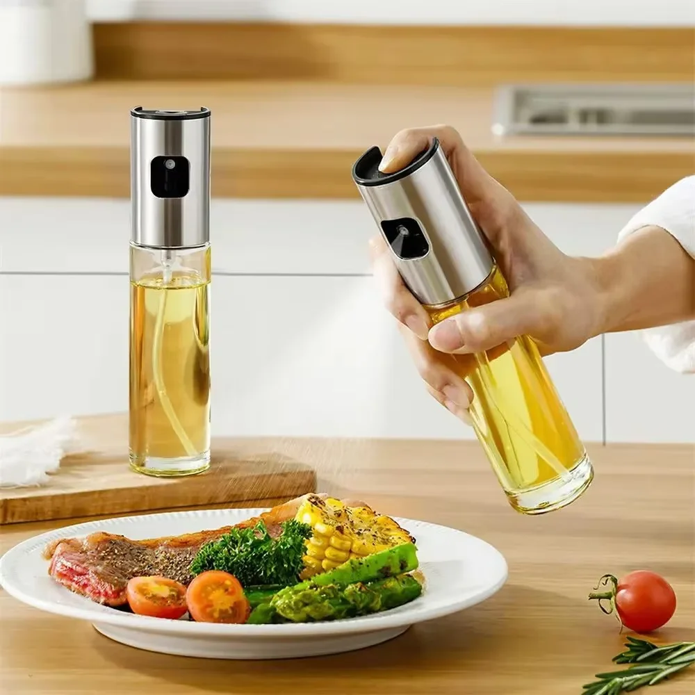 Kitchen Gadgets Oil Spray - بخاخ زيت زجاجي لطهي رذاذ الزيتون