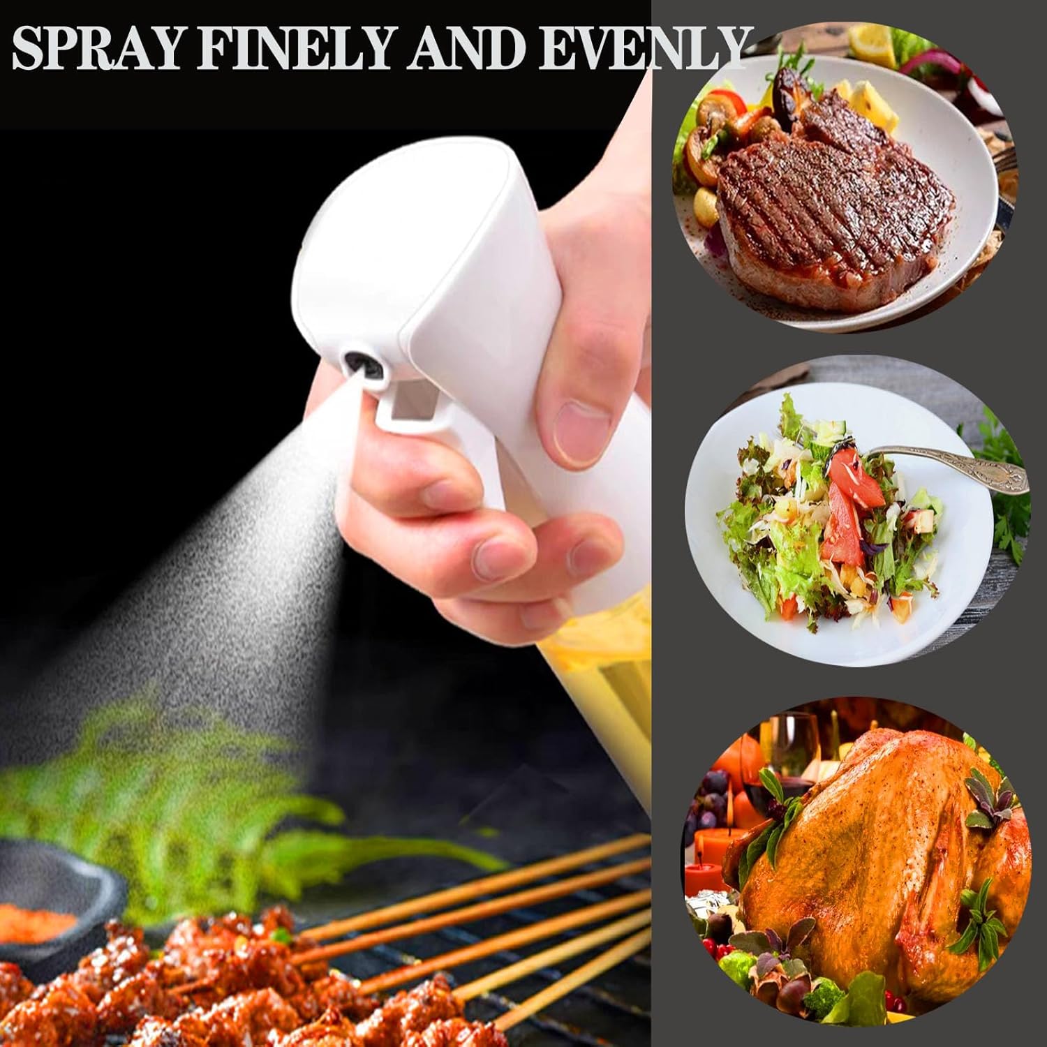 زجاجة رش زيت بلاستيكية فارغة س - مراجعة Kitchen Gadgets Oil Spray وسعره