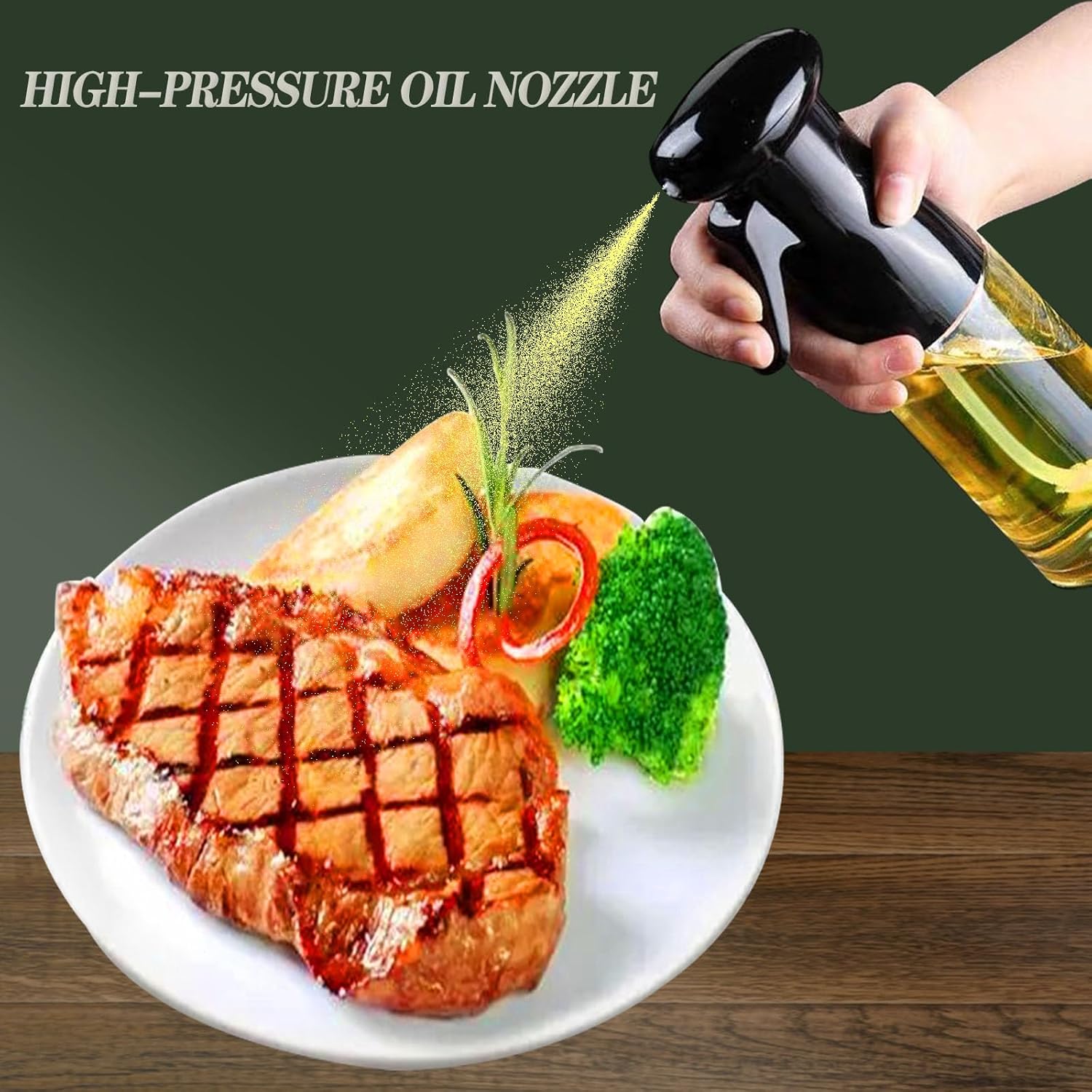 زجاجة رش زيت بلاستيكية فارغة س - مراجعة Kitchen Gadgets Oil Spray وسعره