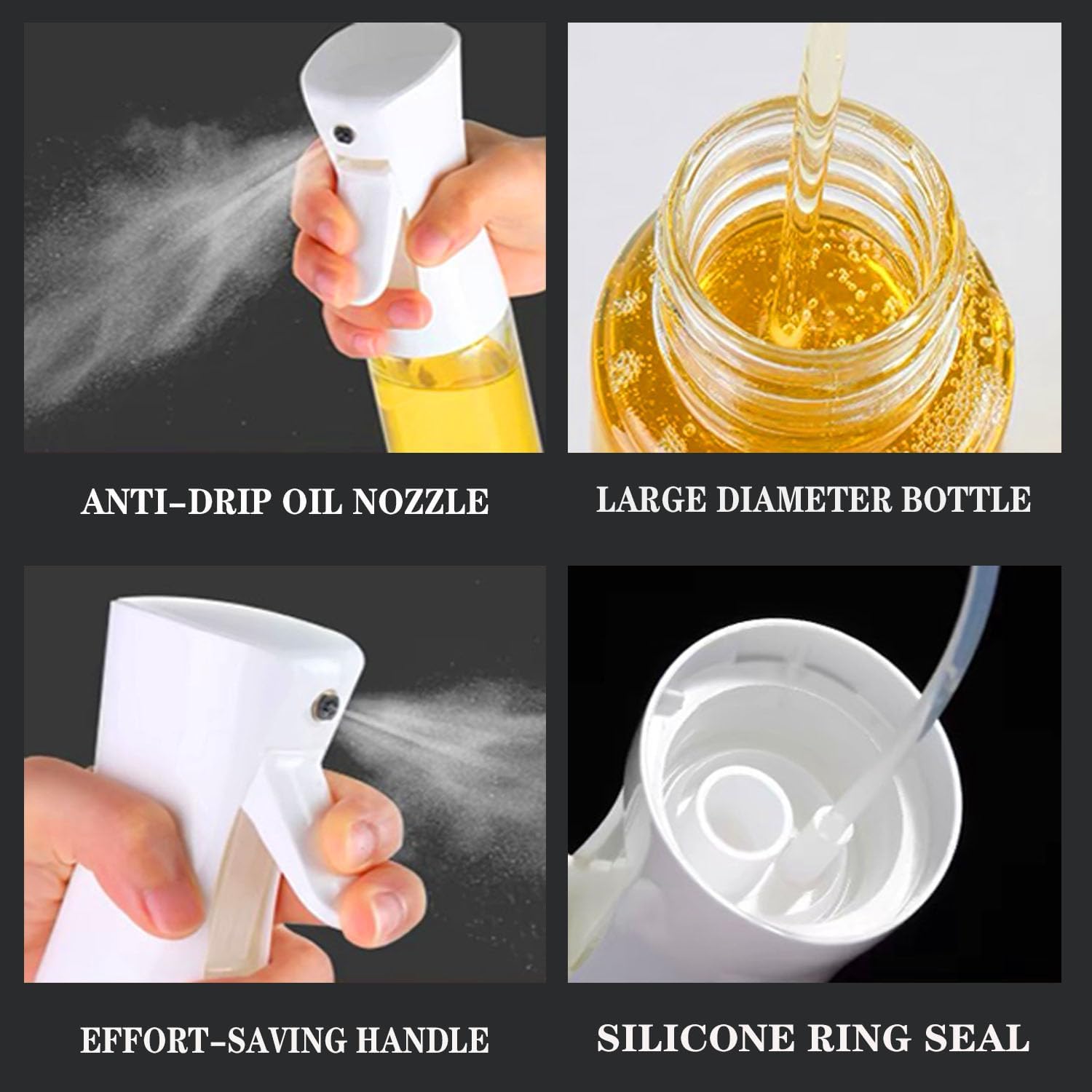 زجاجة رش زيت بلاستيكية فارغة س - مراجعة Kitchen Gadgets Oil Spray وسعره
