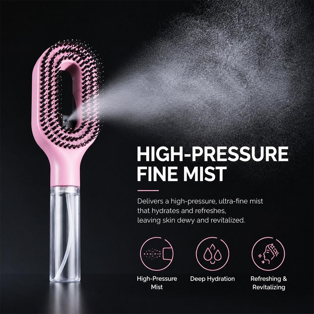 فرشاة شعر 2 في 1 مع بخاخ لفك ت - مراجعة Kitchen Gadgets Oil Spray وسعره