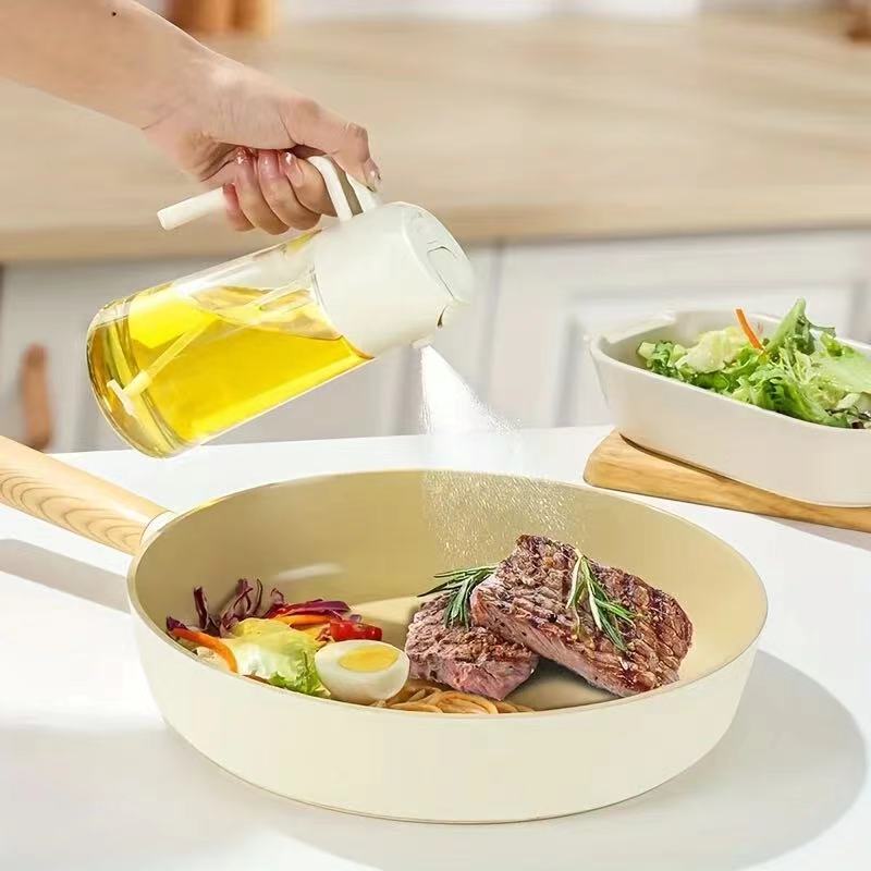 زجاجة توزيع الزيت للمطبخ، موزع - مراجعة Kitchen Gadgets Oil Spray وسعره