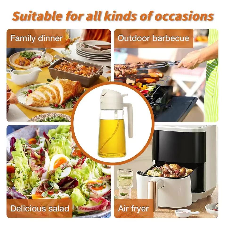 زجاجة توزيع الزيت للمطبخ، موزع - مراجعة Kitchen Gadgets Oil Spray وسعره