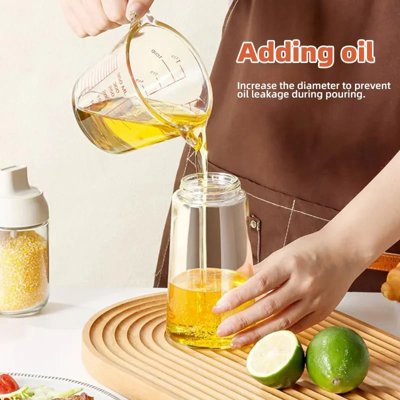 زجاجة رش زيت بلاستيكية 2 في 1  - مراجعة Kitchen Gadgets Oil Spray وسعره