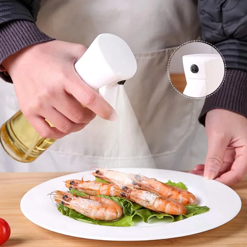 زجاجة رش الزيت سعة 200 مل و300 - مراجعة Kitchen Gadgets Oil Spray وسعره