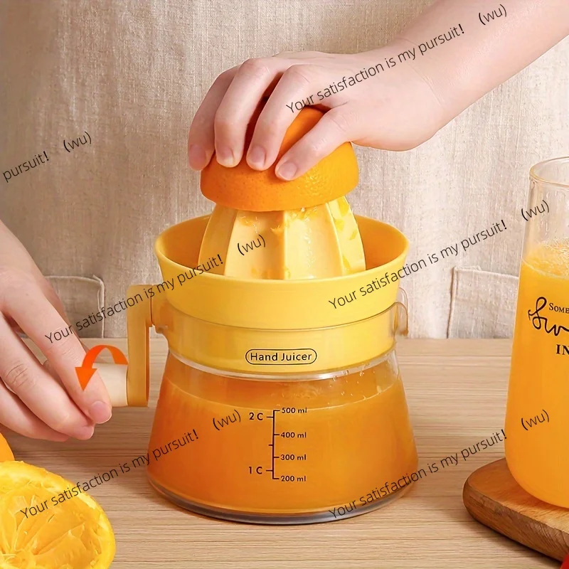عصارة يدوية مع مقياس مدمج، عصا - مراجعة Kitchen Gadgets Built In وسعره