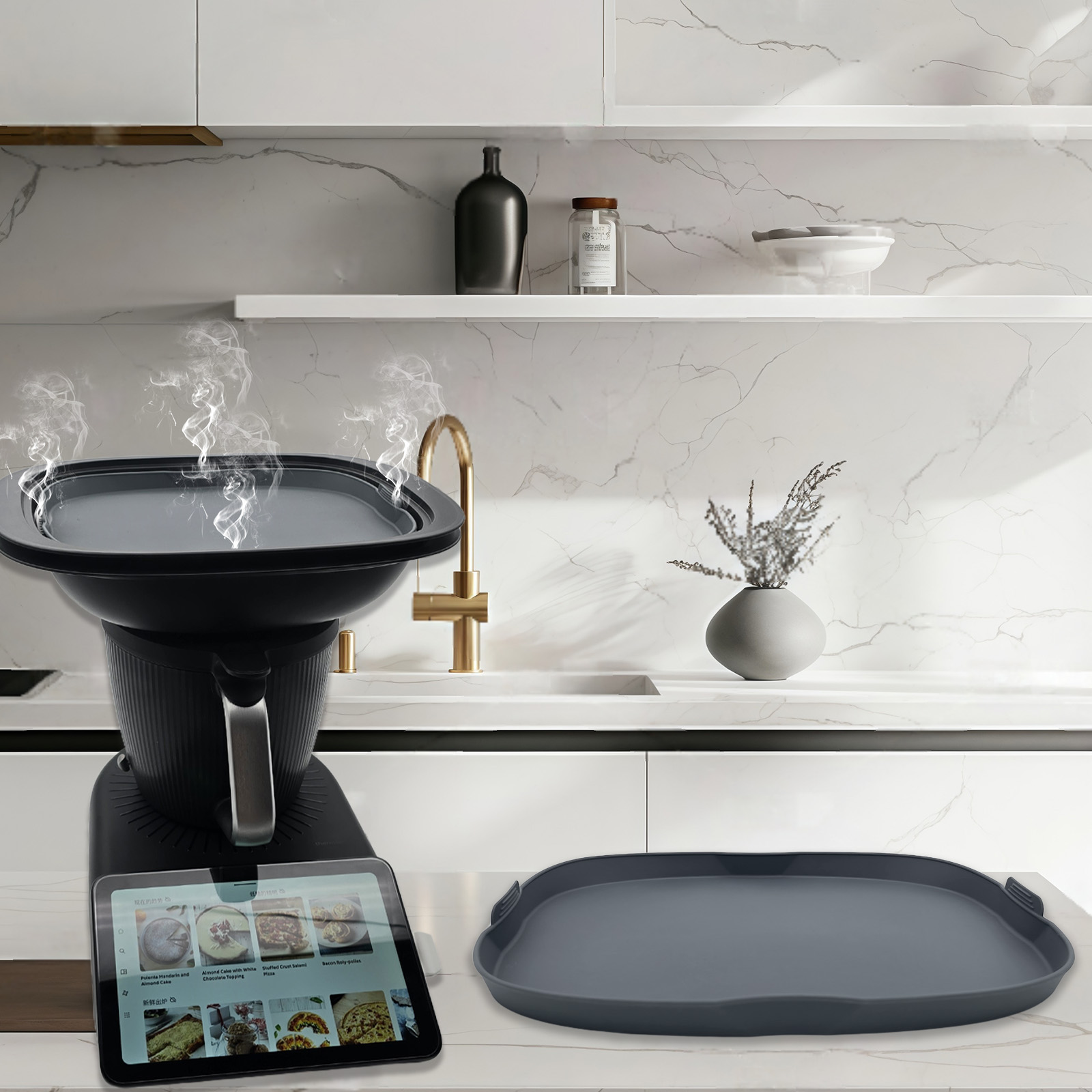 صينية طهي بالبخار وخبز من السي - مراجعة Kitchen Gadgets Thermomix وسعره