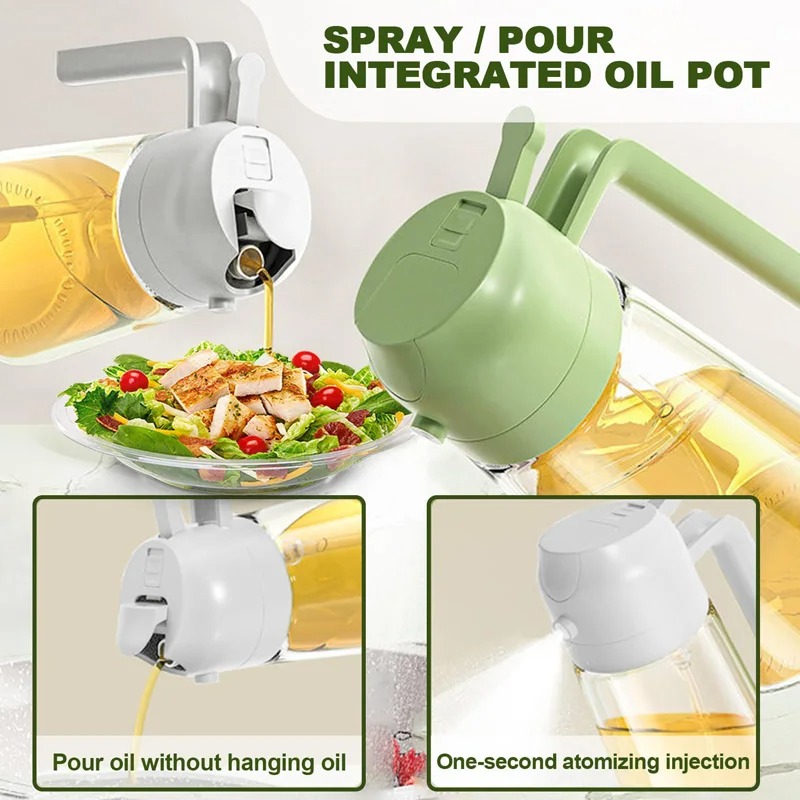 زجاجة رش زيت الزيتون للمطبخ، ز - مراجعة Kitchen Gadgets Oil Spray وسعره