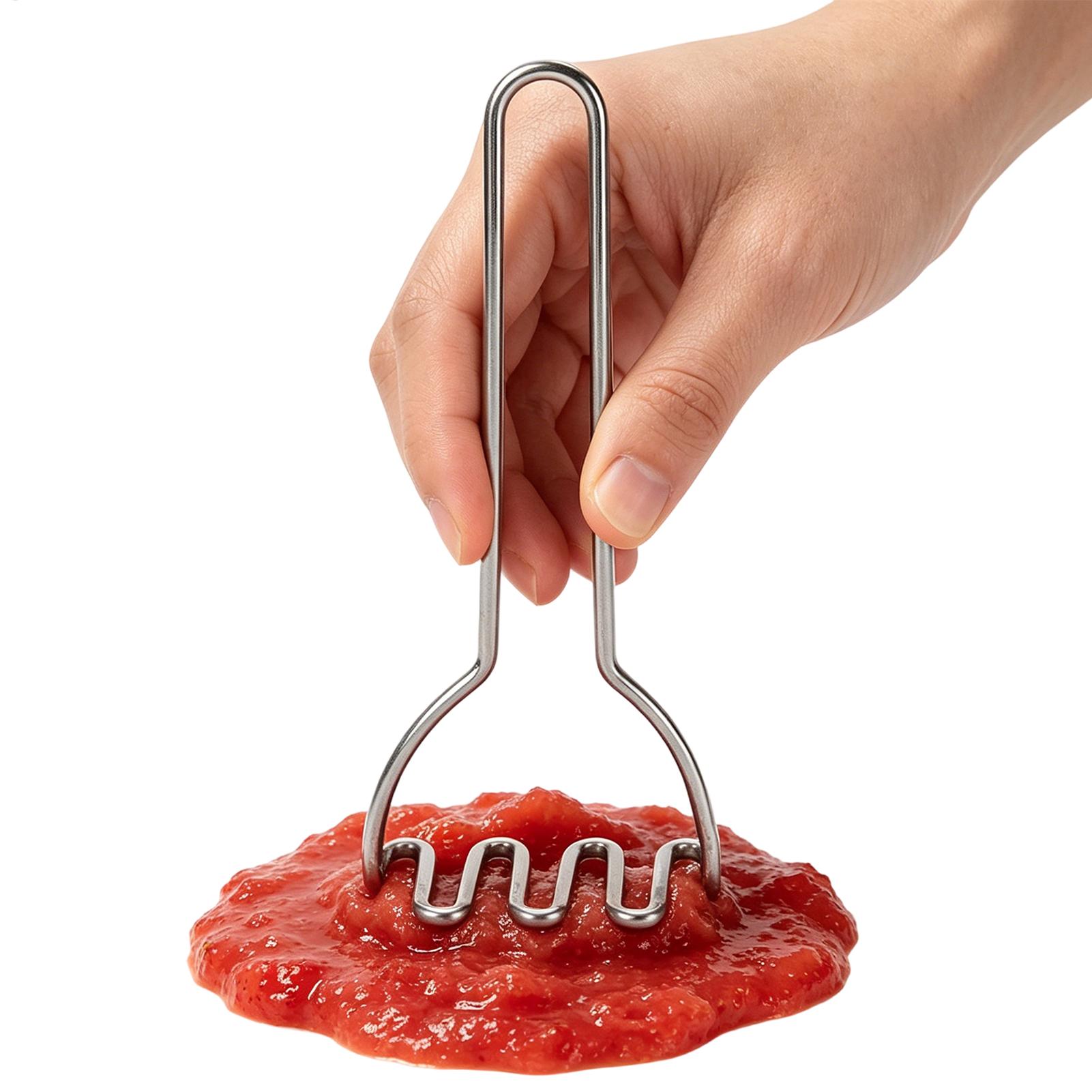 مكبس بطاطس جديد مقاوم للصدأ وآ - مراجعة Potato Masher Ricer وسعره