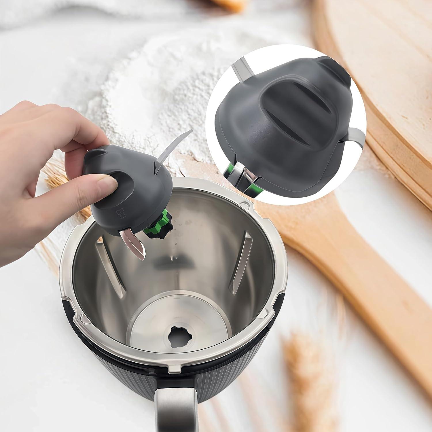 شفرات الخلاط ورأس عجن العجين ل - مراجعة Kitchen Gadgets Thermomix وسعره