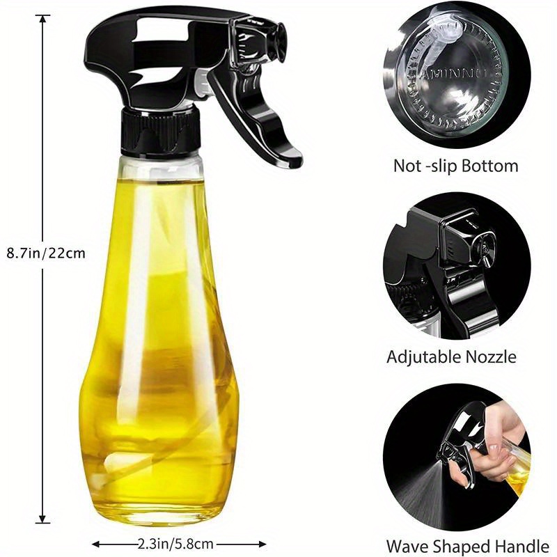 زجاجة بخاخ زيت الزيتون الزجاجي - مراجعة Kitchen Gadgets Oil Spray وسعره