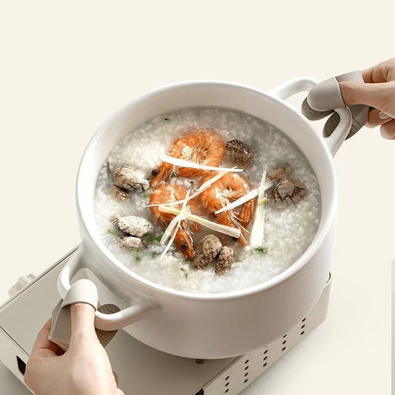 قفازات طهي سيليكون مضادة للانز - مراجعة Kitchen Gadgets Built In وسعره