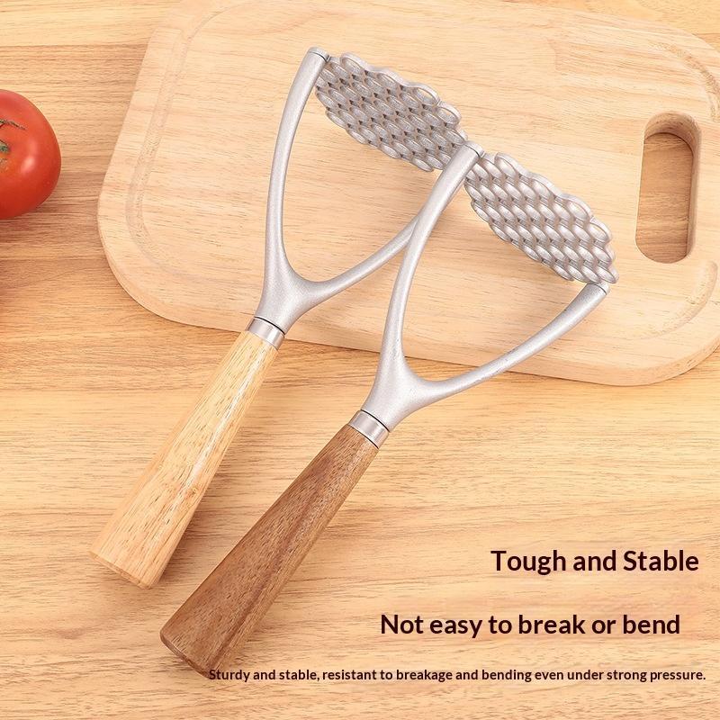 هراسة بطاطس يدوية من الألومنيو - مراجعة Potato Masher Ricer وسعره