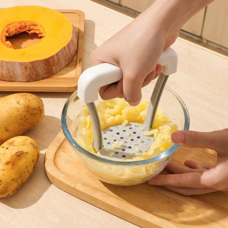 هراسة بطاطس يدوية متينة، مكبس  - مراجعة Potato Masher Ricer وسعره