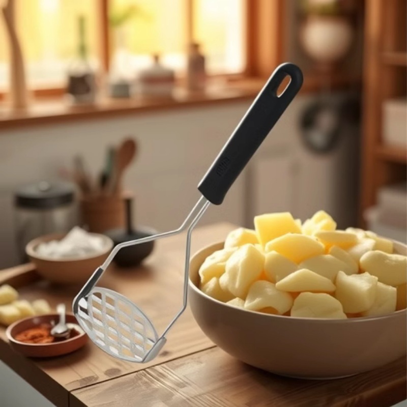 الفولاذ المقاوم للصدأ البطاطس  - مراجعة Potato Masher Ricer وسعره