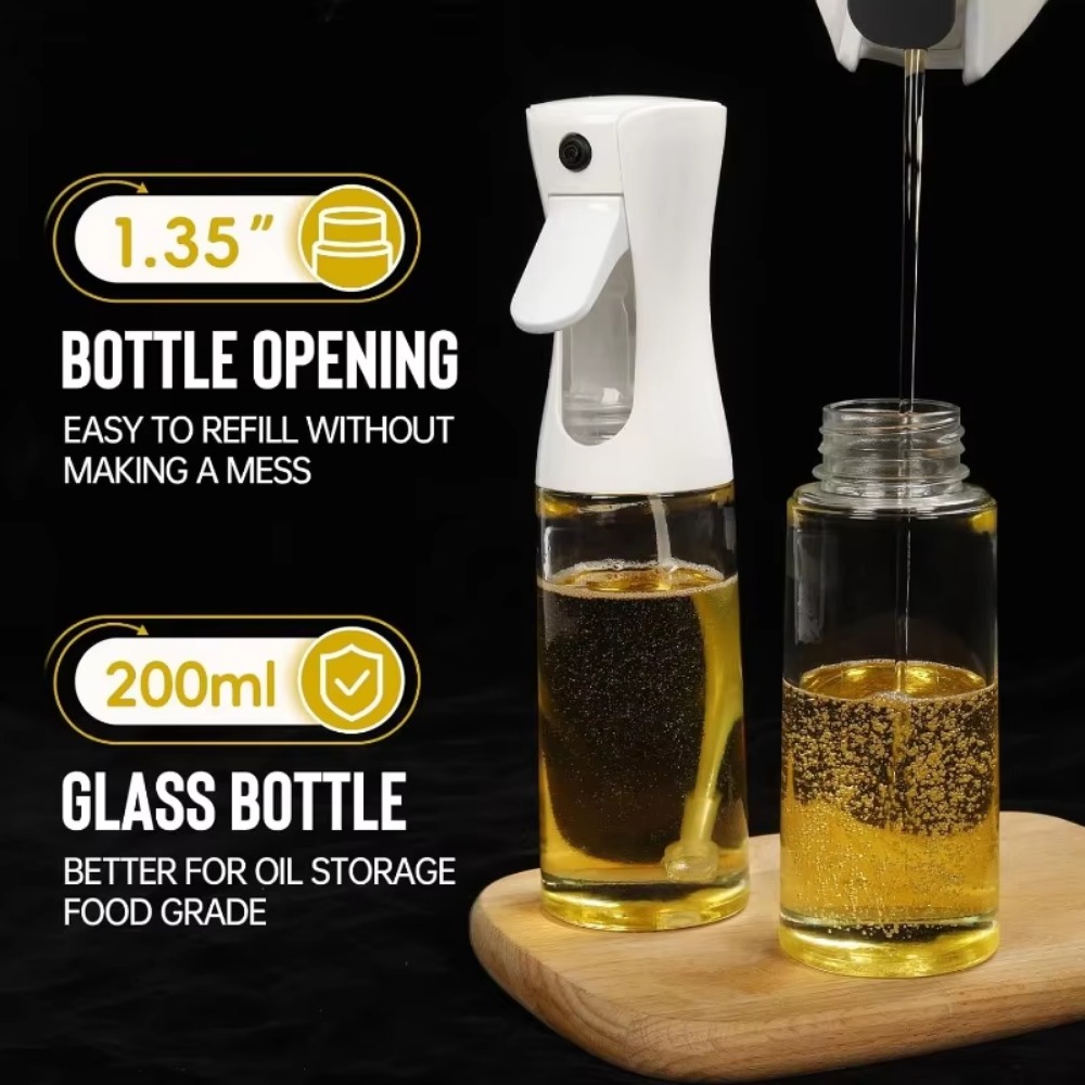 بخاخ زيت للطبخ - زجاجة توزيع ز - مراجعة Kitchen Gadgets Oil Spray وسعره